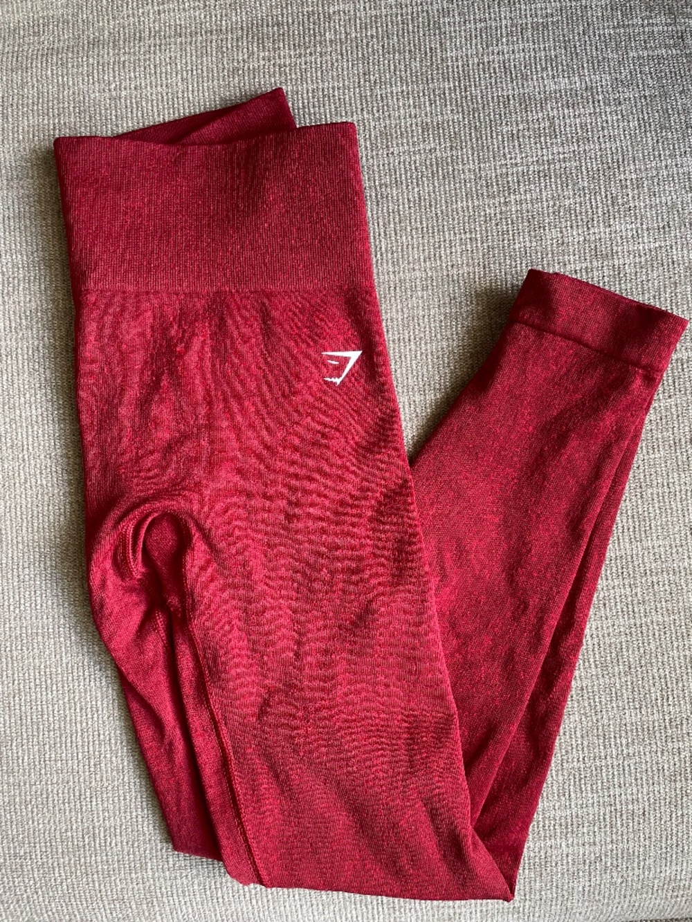 Gymshark Adept Fleck Seamless Leggings Red